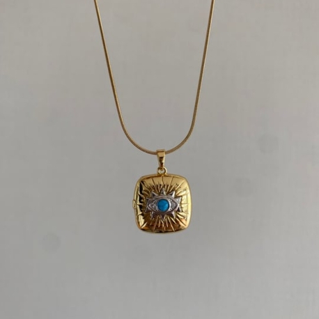 ÇELİK GOLD ANI KOLYE