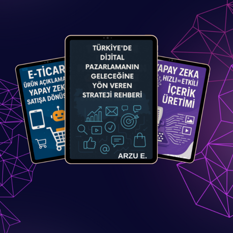 AI ile Dijital Başarı: 3’lü Eğitim Serisi (Strateji + Satış + İçerik – PDF Set)