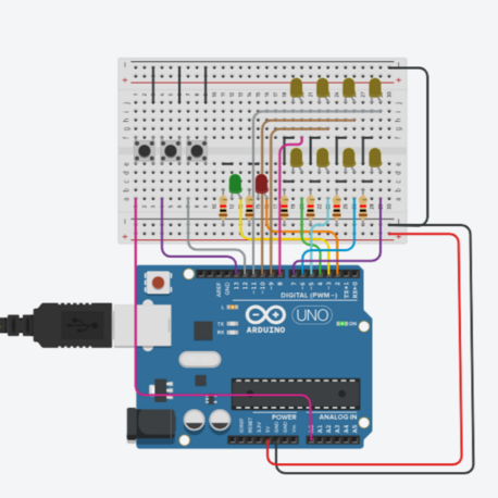 Arduino 2 kişilik Hız ve Tepki oyunu