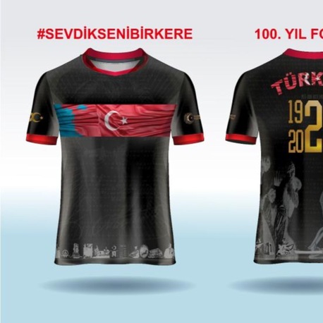 Sevdik Seni Bir Kere 100. YIL Cumhuriyet Forması - Siyah