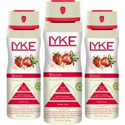 Lyke Miracle Of Nature Bloom Kadın Deodorant Sprey 200 ml x 3 Adet
