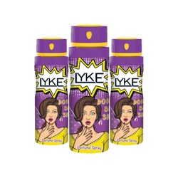 Lyke Don't Be Shy Kadın Deodorant Sprey 200 ml x 3 Adet
