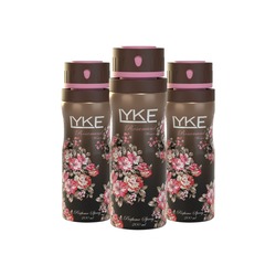 Lyke Rosamund Kadın Deodorant Sprey 200 ml x 3 Adet