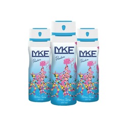 Lyke Poudre Bebeksi Kadın Deodorant Sprey 200 ml x 3 Adet
