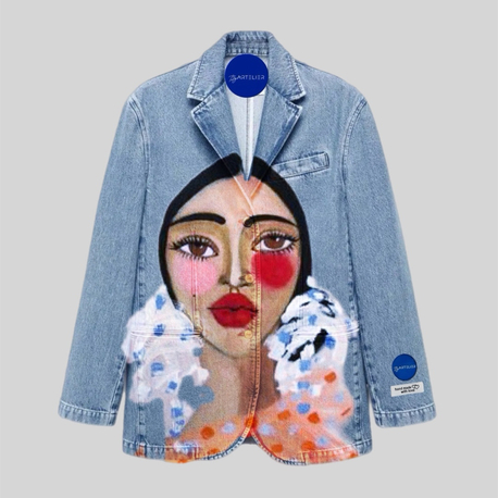 Denim Blazer | Portrait