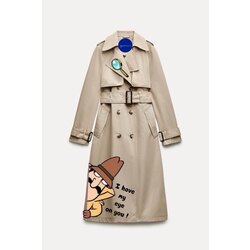 pink panther and detective | trench coat