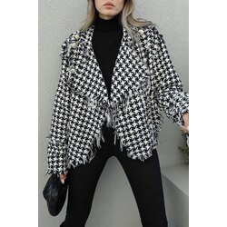 Püsküllü astarlı ceket