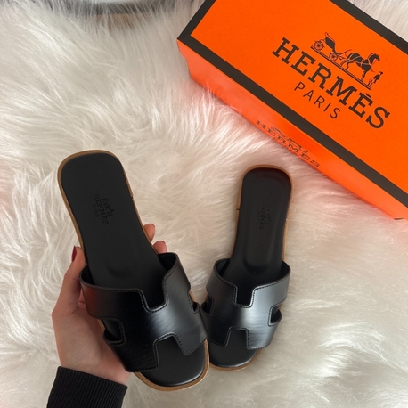 Hermes Siyah İthal Kalite Terlik