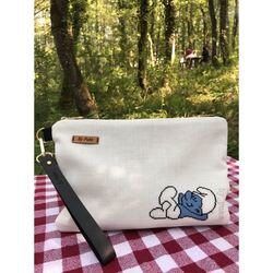 Şirin Kanaviçe Clutch Çanta