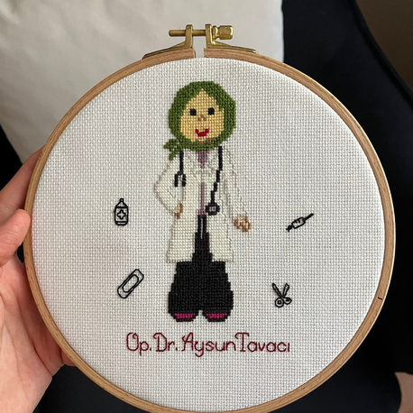 Kişiye Özel Hediye Doktor Kasnak Pano