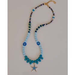 RENKLİ CHOKER KOLYE
