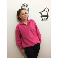 POPLİN PEMBE GÖMLEK