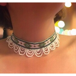 ETNİK CHOKER KOLYE + BİLEKLİK