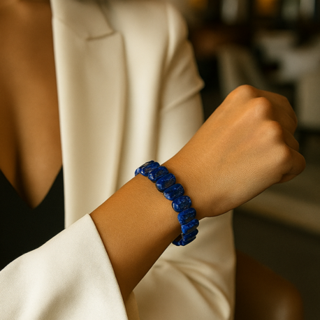 Rolex Tarzı Lapis Lazuli Taşı Bileklik