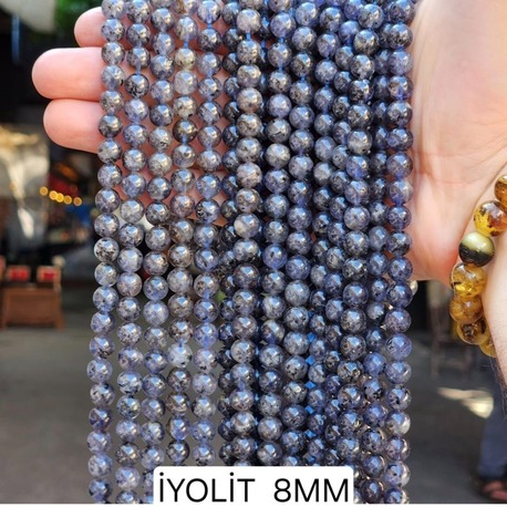 8 MM İyolit Taşı Dize