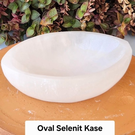 Oval Selenit Kase 10 Cm