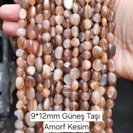 Amorf Kesim Güneş Taşı Dize