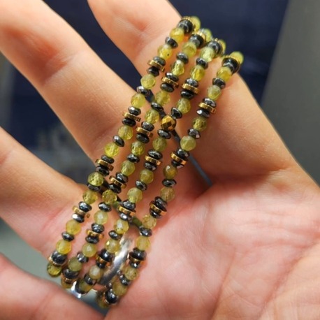 4 MM Kristal Kesim Zebercet Taşı Hematit Taş Tasarımlı
