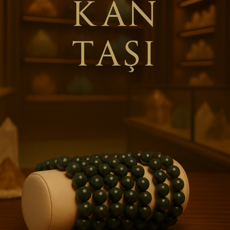 %100 Doğal Kan Taşı Bileklik 