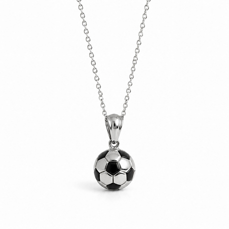 Futbol Topu Çelik Kolye