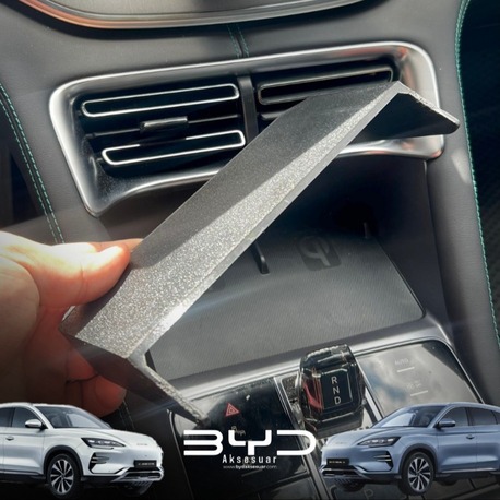 BYD Seal / U EV & DMI Telefon Kablosuz Şarj Bölmesi Çift Katlı Aparat