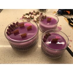 Gizli mesajlı Paşabahçe 3 lü set kokulu mum