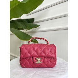 Chanel Mini Çanta - Pembe
