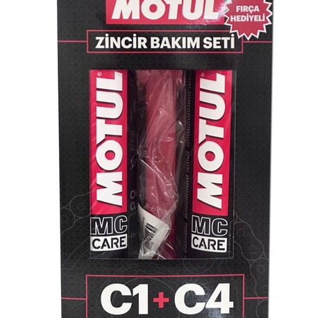 Motul Zincir Bakım Seti (C1 + C4 + Fırça Hediyeli)