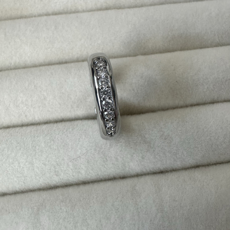 Tekli Taşlı Silver Earcuff