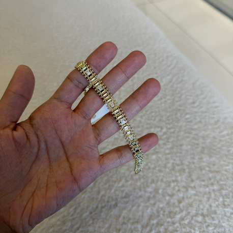 İthal Taşlı Kuyum Model Bileklik