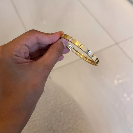 Cartier Model Taşlı Kelepçe Bileklik
