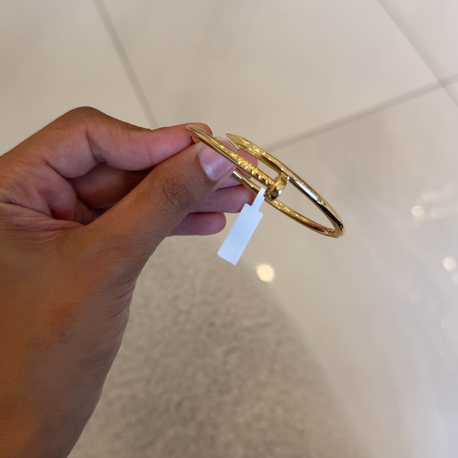 Cartier Model  Taşsız Kelepçe 