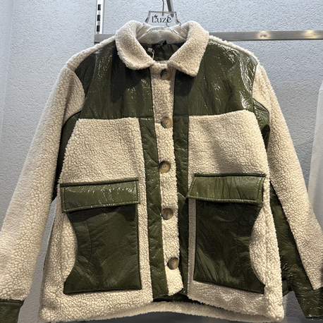 Peluş rugan mont