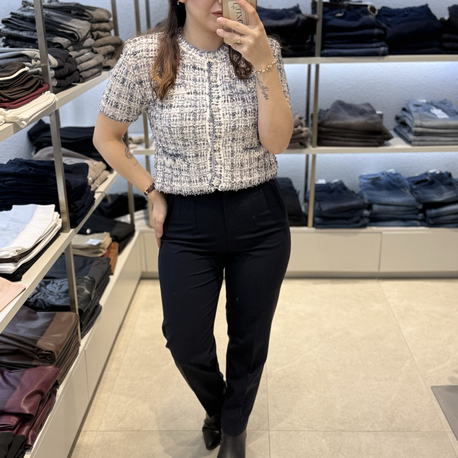 LACİVERT KUMAŞ PANTOLON