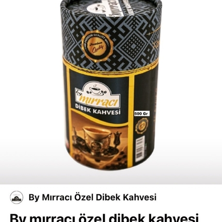 Dibek Kahvesi 500G Silindir