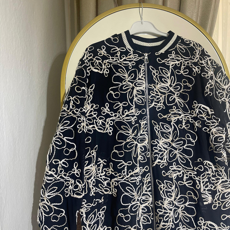 LORINA Nakışlı Premium Bomber Ceket