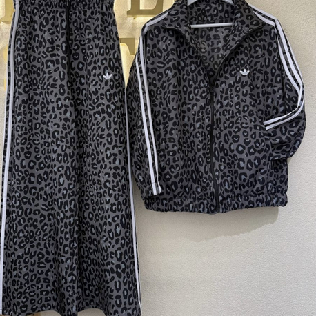 Gri leopar adidas takım