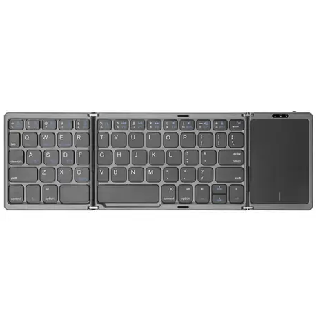 Katlanabilir Mini Kablosuz Klavye | Bluetooth 5.1, Windows, Android, iOS Uyumlu