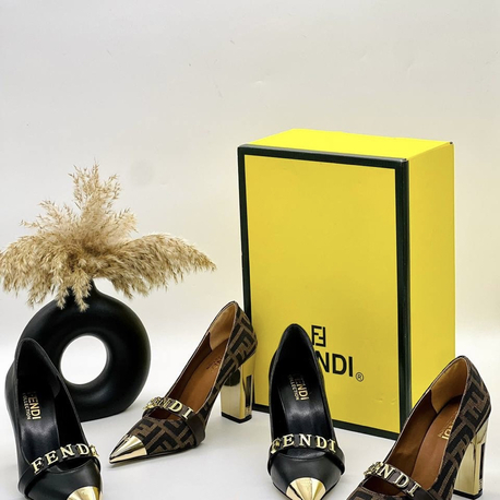 FENDİ İTHAL TOPUKLU AYAKKABI | 2 Renk Seçeneği