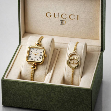 GUCCİ İTHAL SAAT BİLEKLİK SETİ | 4 Model Seçeneği