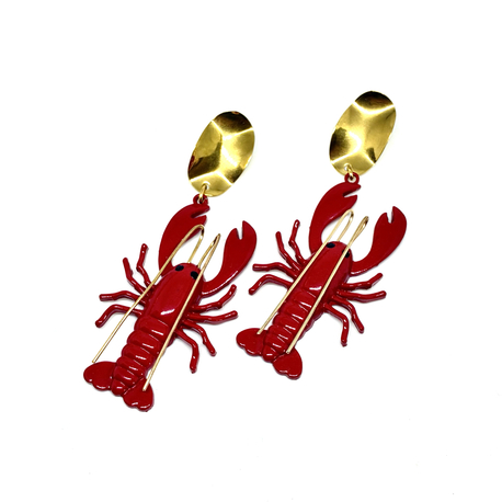Red Lobster earring 