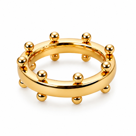 Golden Dot Ring