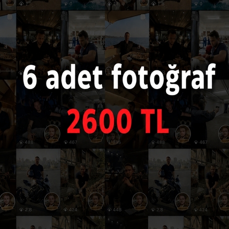 Fotoğraf hizmeti 6 adet fotoğraf 