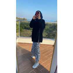 Leopar saten etek