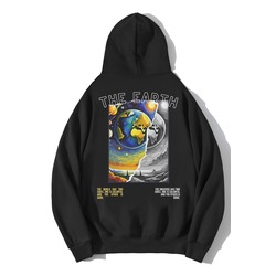 Koleksiyon Ürünü "The Earth" Baskılı Sweatshirt
