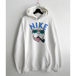 Unisex Beyaz "nike konsept" Baskılı Sweatshirt