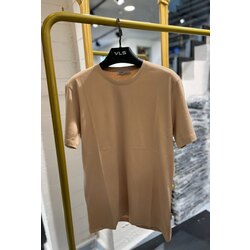 Krem Renk Basic Tişört