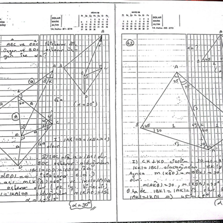 TÜBİTAK Matematik Olimpiyatlarına hazırlanırken çalıştığım notlar ( 208 sayfa )