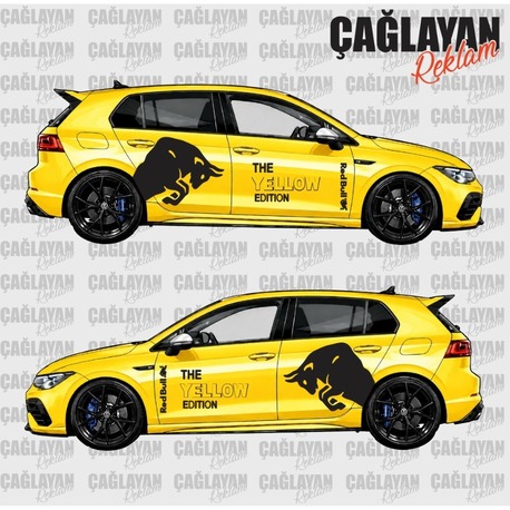 RedBull Yellow Editon Sticker Set