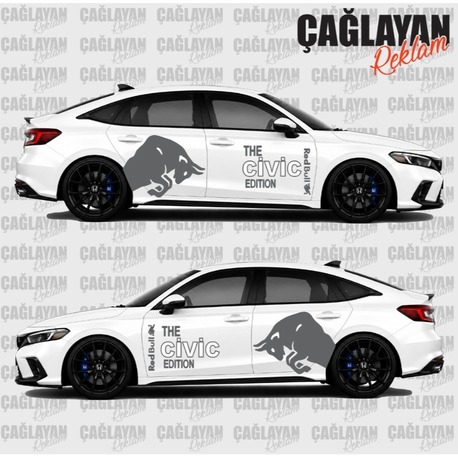 RedBull Cıvıc Editon Sticker Set